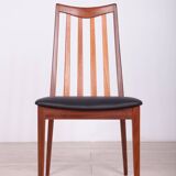 Leather and Teak Dining Chairs by Leslie Dandy for G-Plan, 1960s, Set of 6