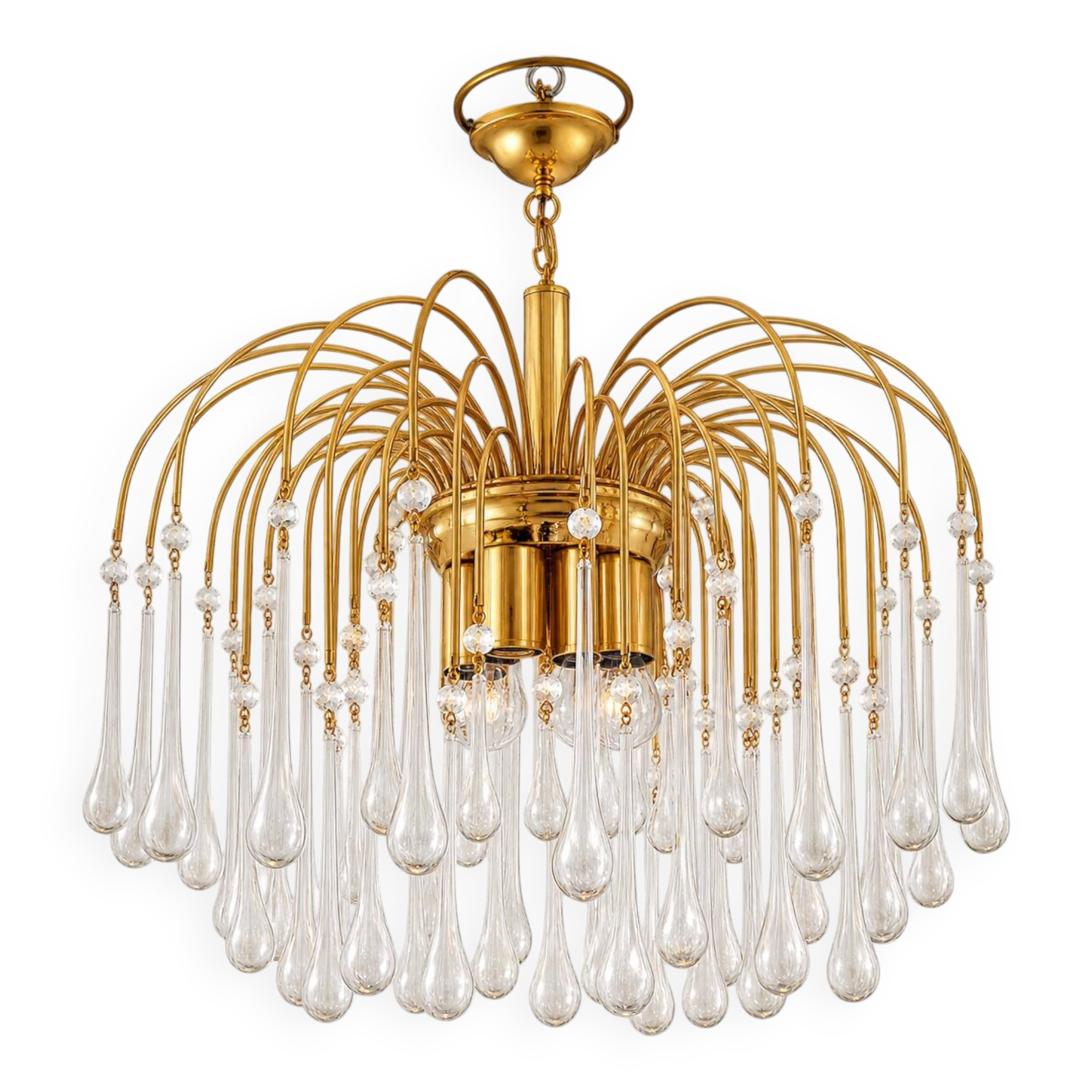 Pendant lamp designed by Paolo Venini, 1970s.