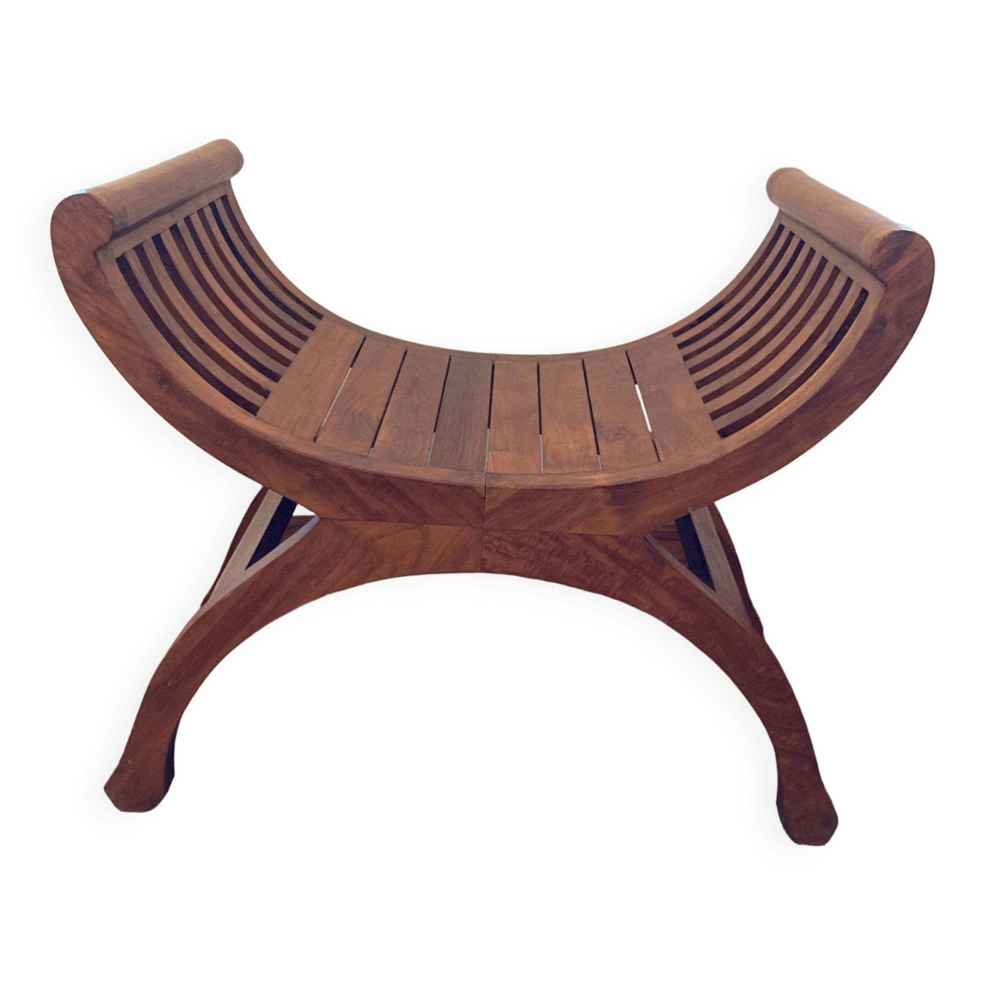 Curule or Dagobert teak seat