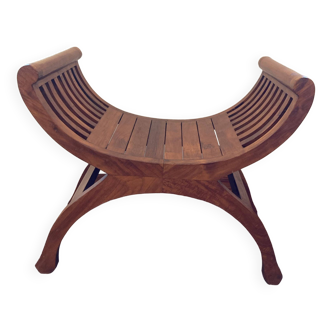 Curule or Dagobert teak seat