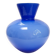 Large Italian vase in blue opaline.