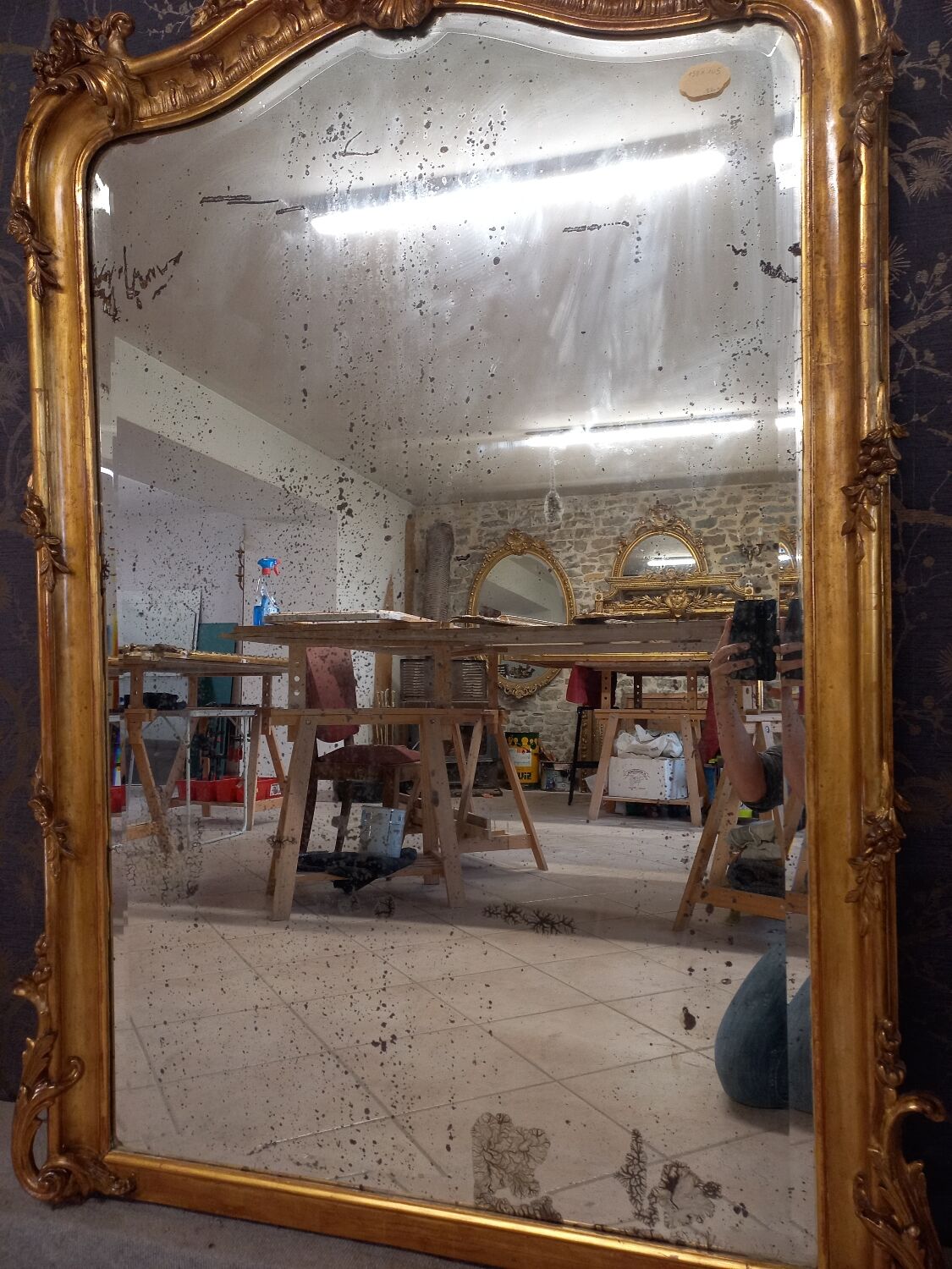 Miroir époque Napoléon III 158 x 105