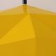 Vintage Bakelite origami-shaped yellow pendant light