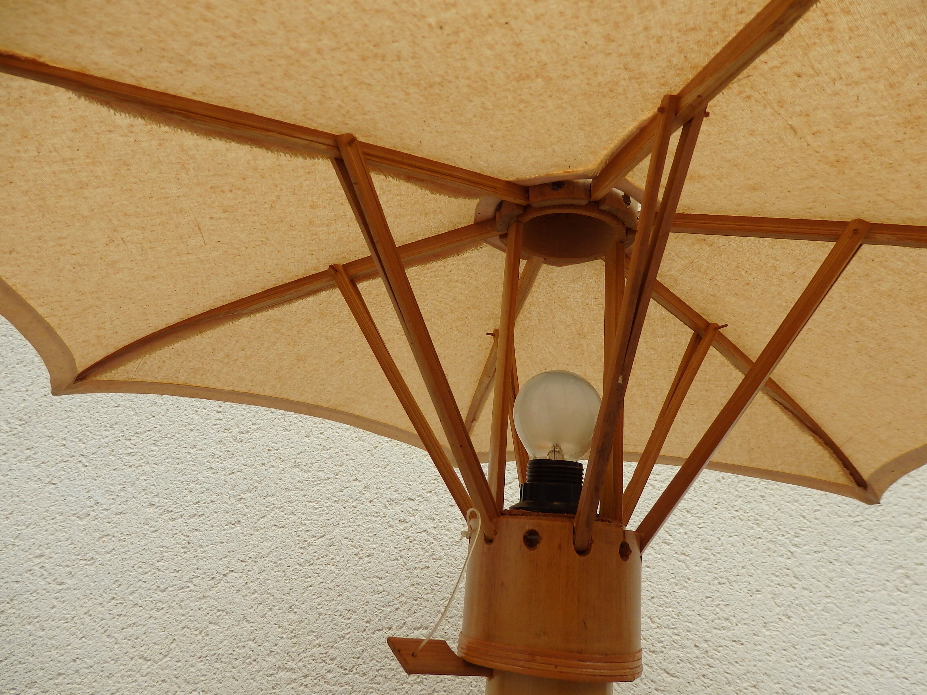 Design parasol bamboo lamp