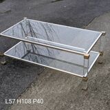 Table Basse Pierre Vandel vintage 1970