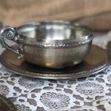 Set of 3 old "silverware" cups