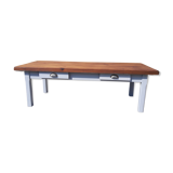 Old grey ceruse coffee table