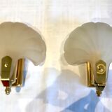 Pair of shell sconces