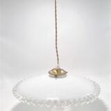 Suspension en opaline blanche