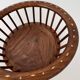 Vintage Set of 3 Mid Century Modern Hand Carbed Wooden Centerpiece Dec