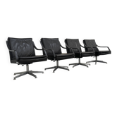 Chaises de conférence Walter Knoll, années 1980