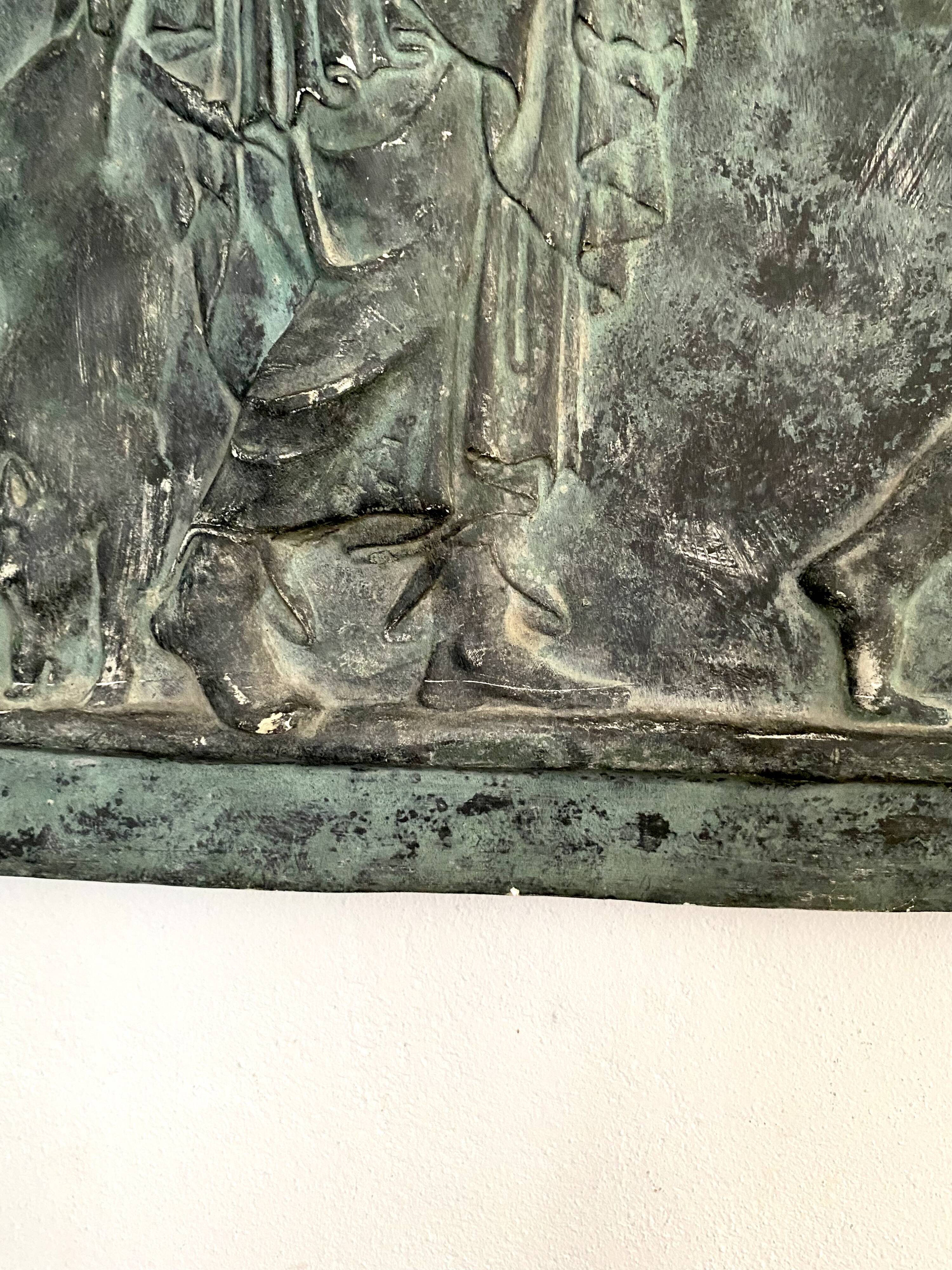 Moulage plâtre à l’Antique, 56x52 cm