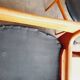 Set de 4 chaises scandinave,  Skaï  année  70
