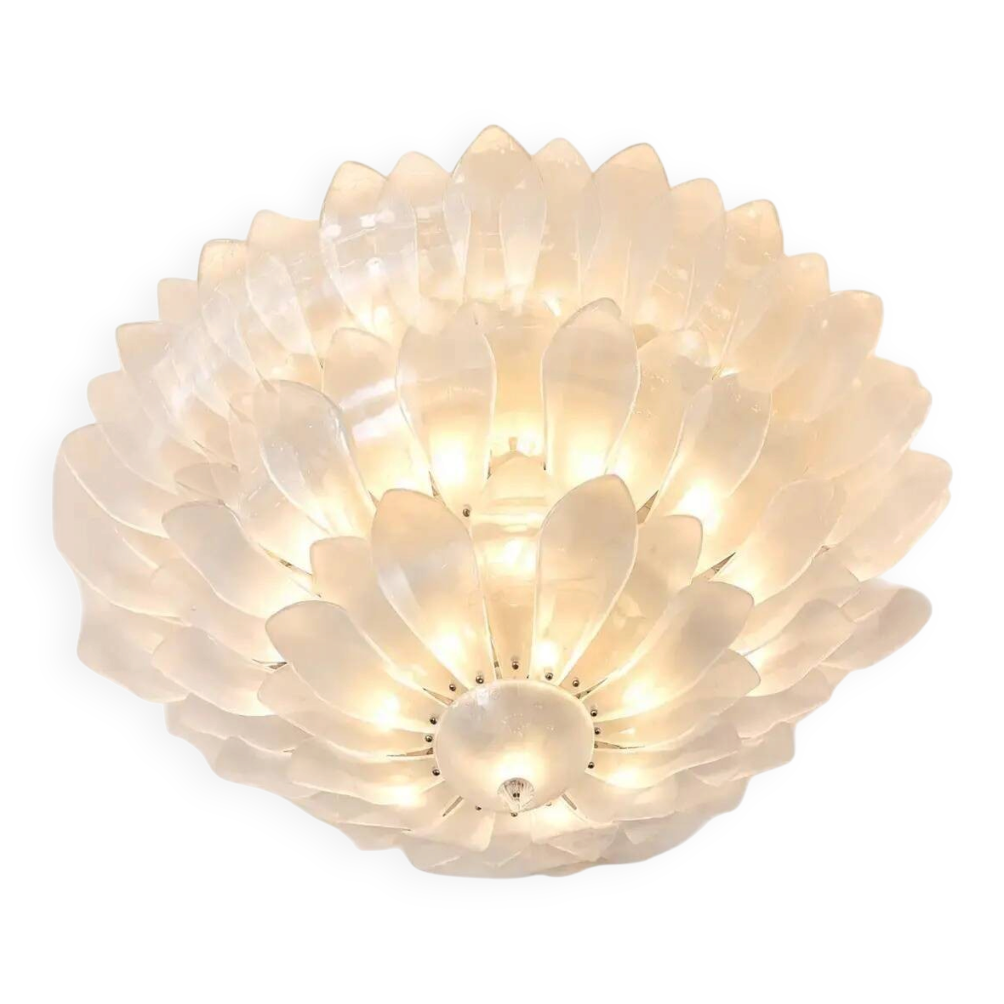 Artistic Sanded Glass Flush Mount by Simoeng for Simoeng