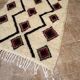 Small Moroccan Azilal rug, authentic vintage Moroccan Berber rug