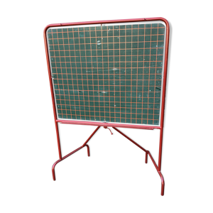 Tableau d'école sur pieds vintage