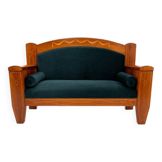 Antique sofa from Northern Europe, circa 1890.