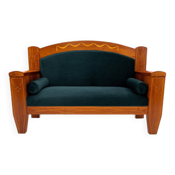 Antique sofa from Northern Europe, circa 1890.