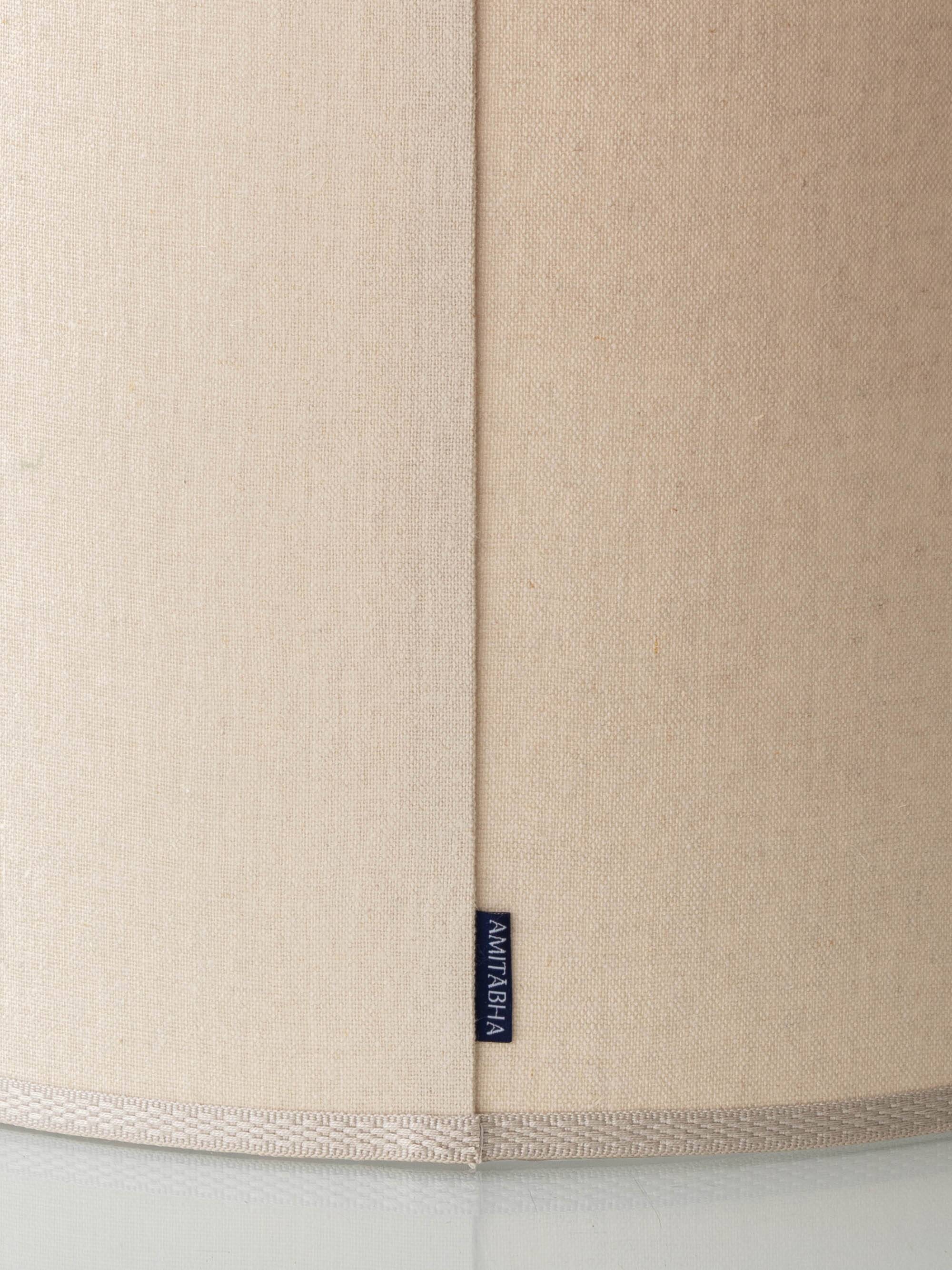 Pair of Spanish Revival Ceramic Table Lamps from Granada, New Linen Lampshades