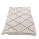 Classic diamond-pattern Berber rug 150x230