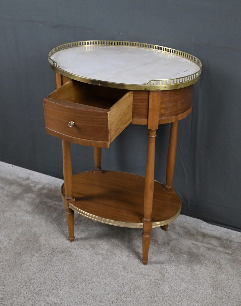 Mahogany coffee table, Louis XVI style – 2nd half of the 19th century