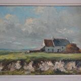 Landscape of Normandy signed P.H. Renier