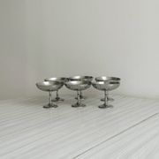 Set of 6 ice cream cups