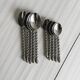 Set of 20 vintage twisted metal cutlery