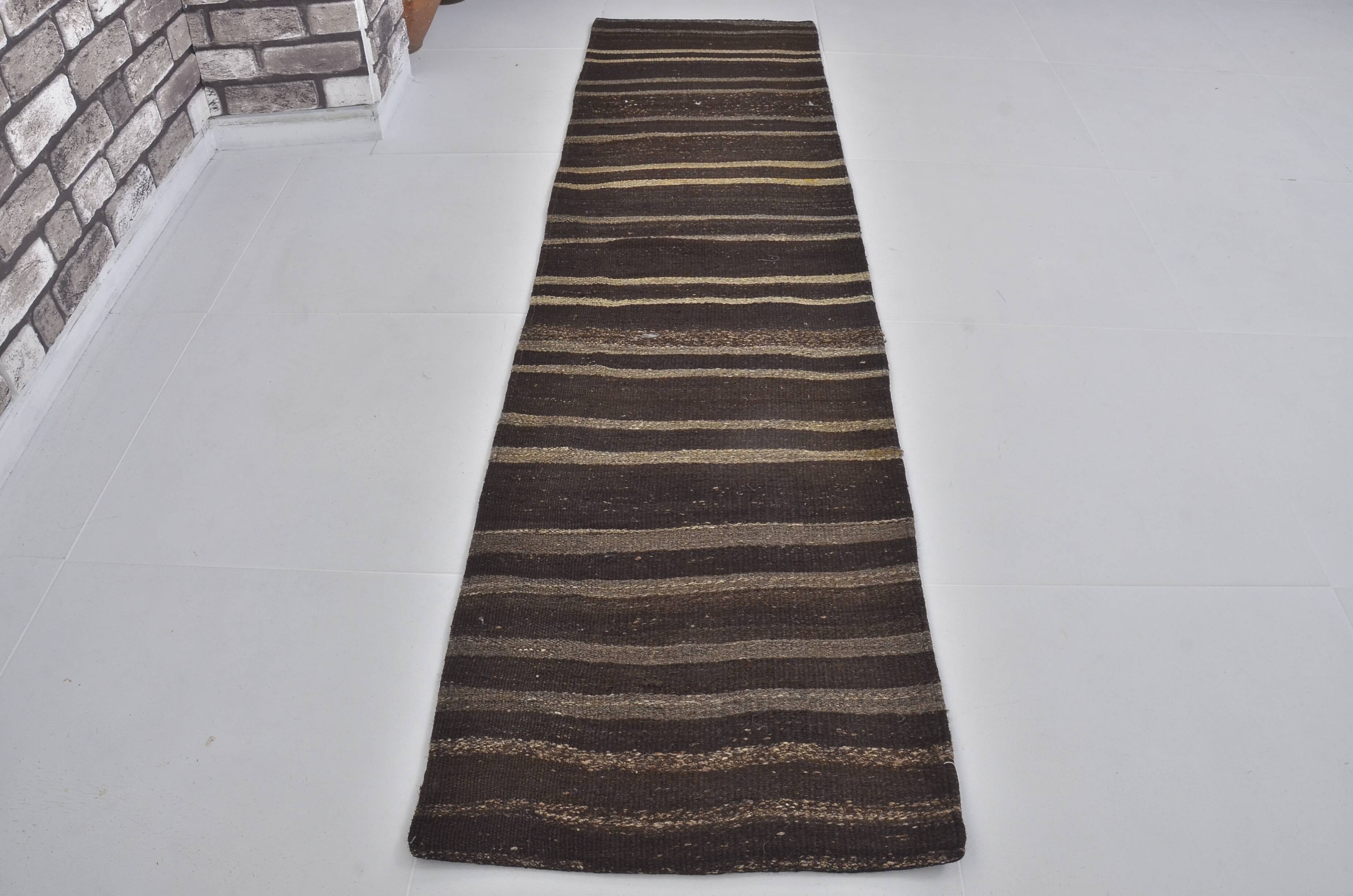 Organic Wool Goat Hair Runner Rug sku 3838