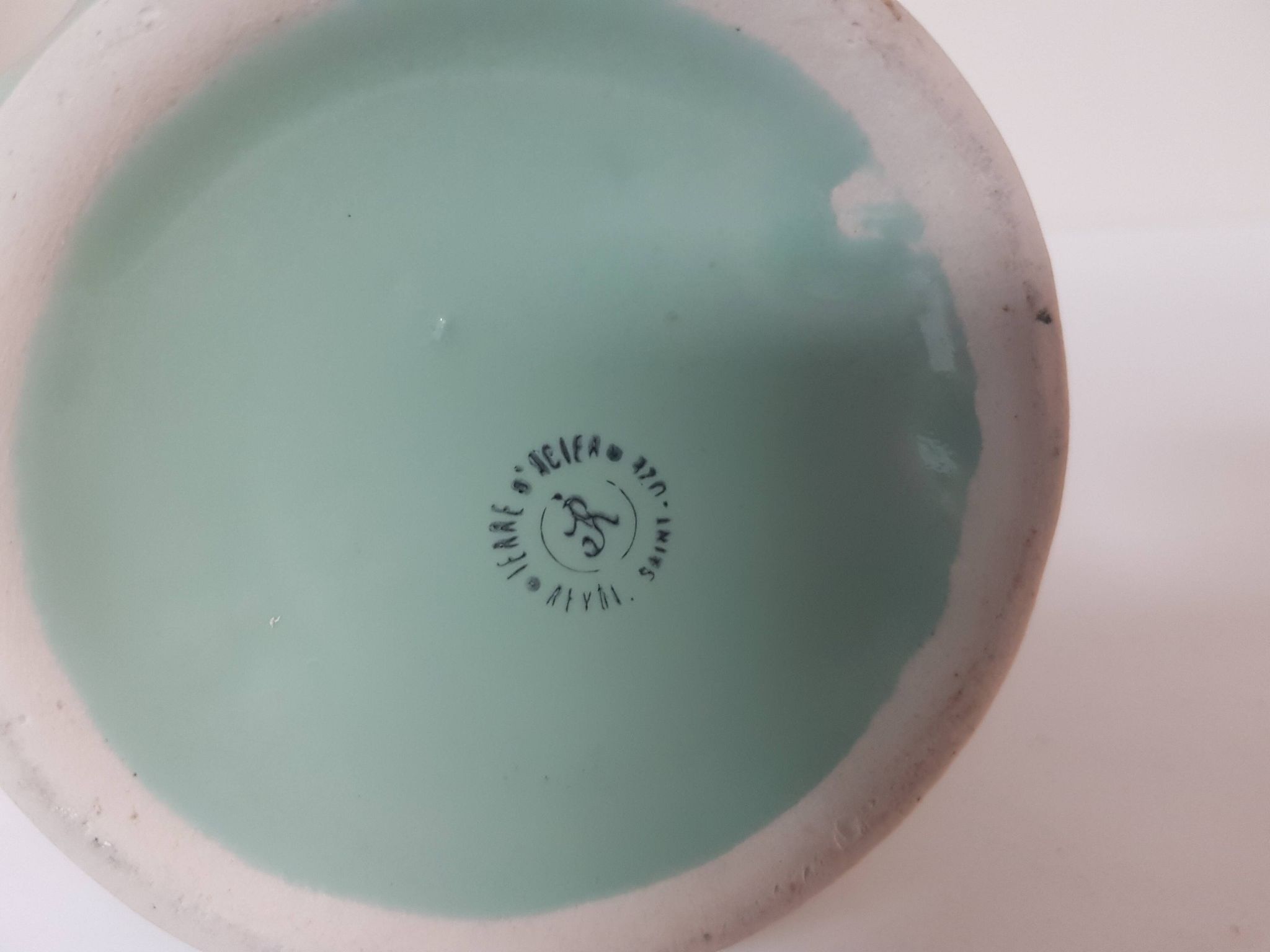 Pichet, vase en céramique - Signé Saint Uzé - Années 40