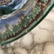 Paire d assiettes moderniste vallauris atelier Daniel