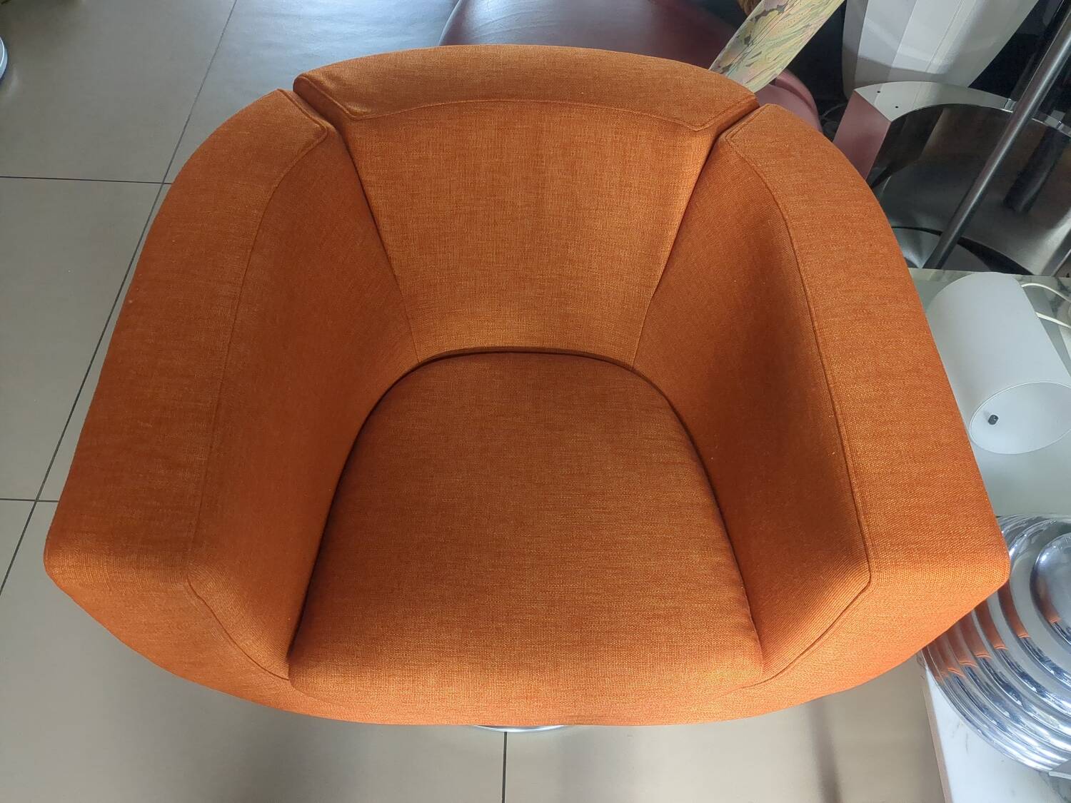Tulip swivel armchair by B&B Italia
