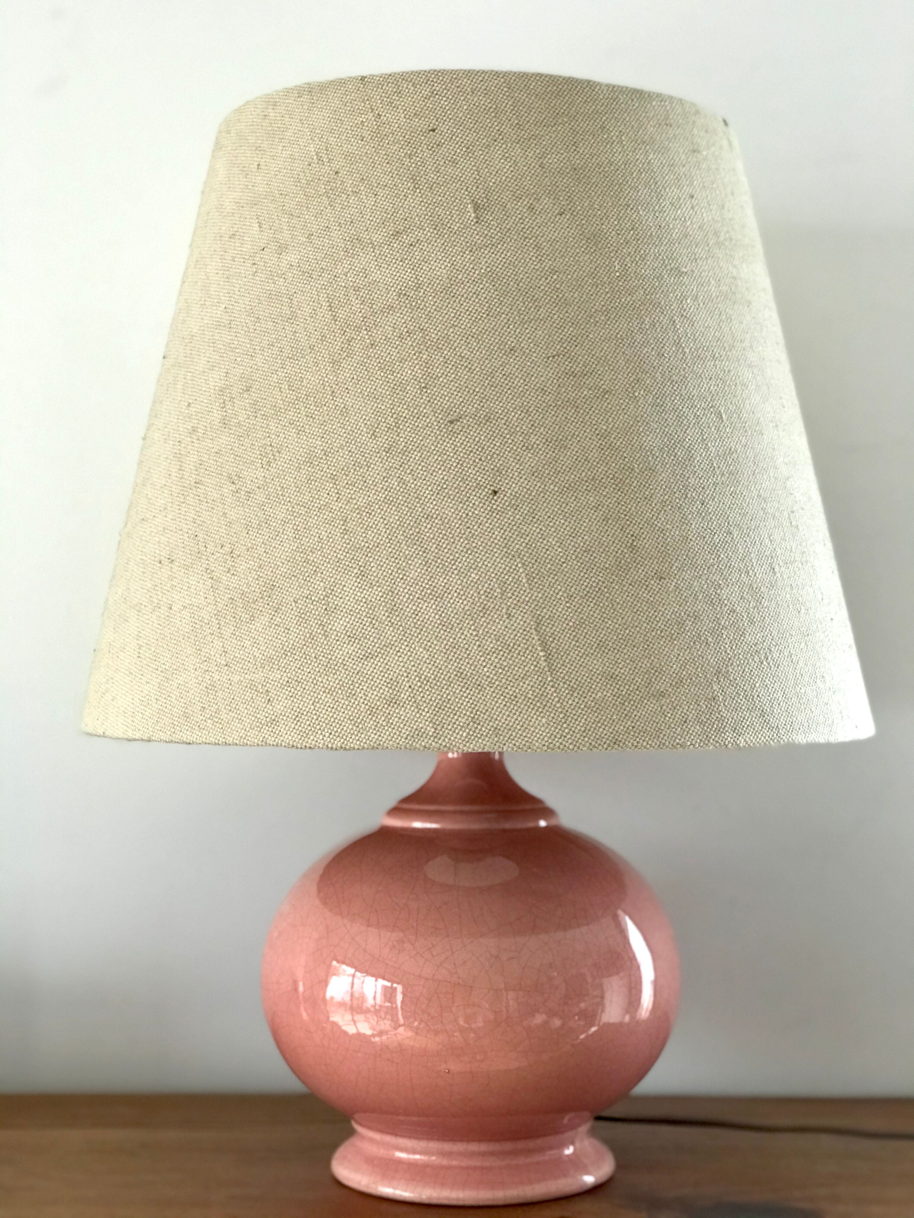 Cracked ceramic lamp