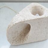 Sculpted stone lamp attributed to albert tormos