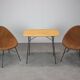 Mid-Century Italian Coffee Table and Two Chairs, 1960s