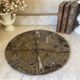 Round plate, fossil marble catch-all 35cm
