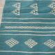 Kilim blue and white handmade  95x140cm