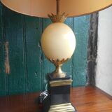 Ostrich egg lamp