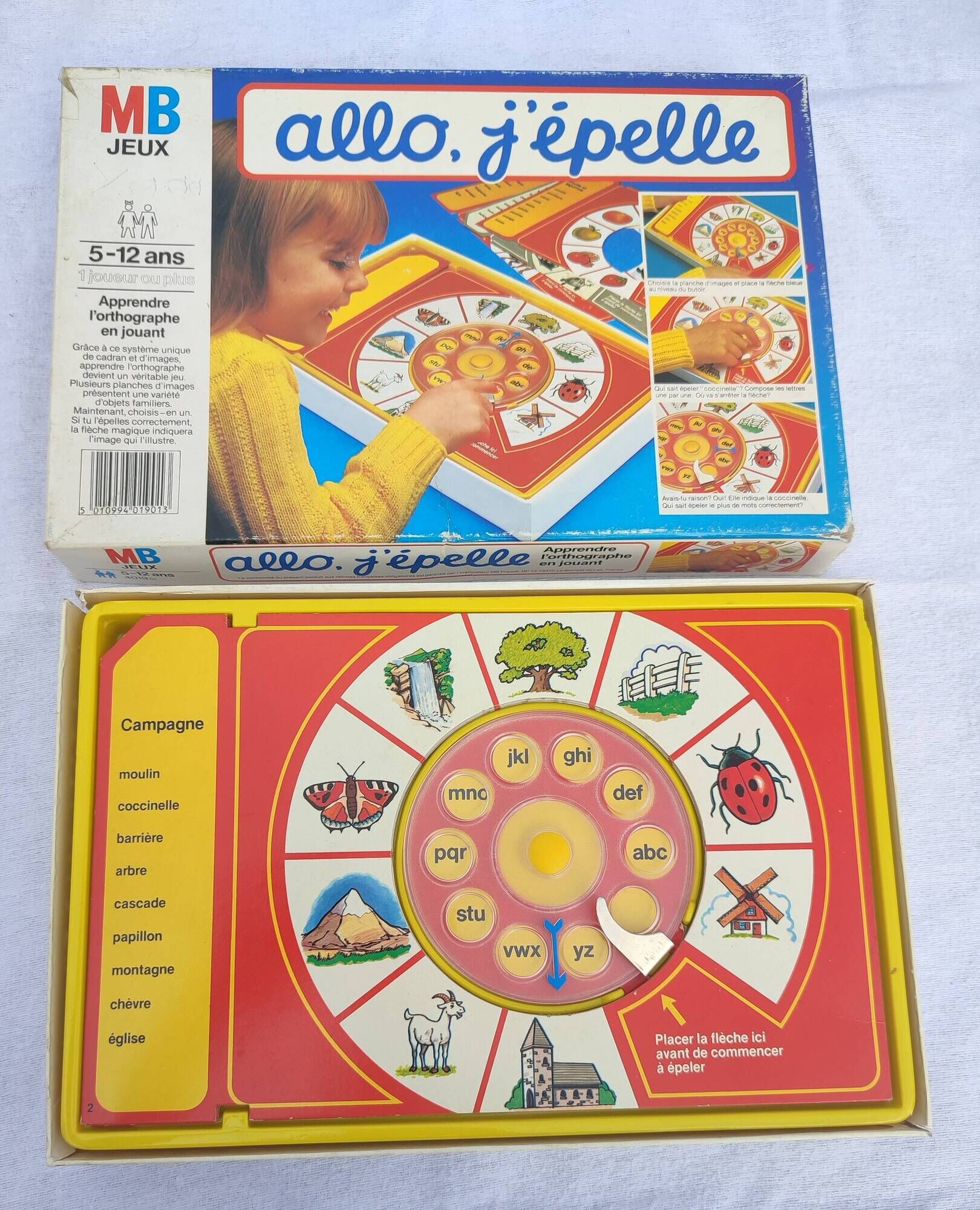 Vintage board game "Hello, I Spell" MB Games (1983) Complete