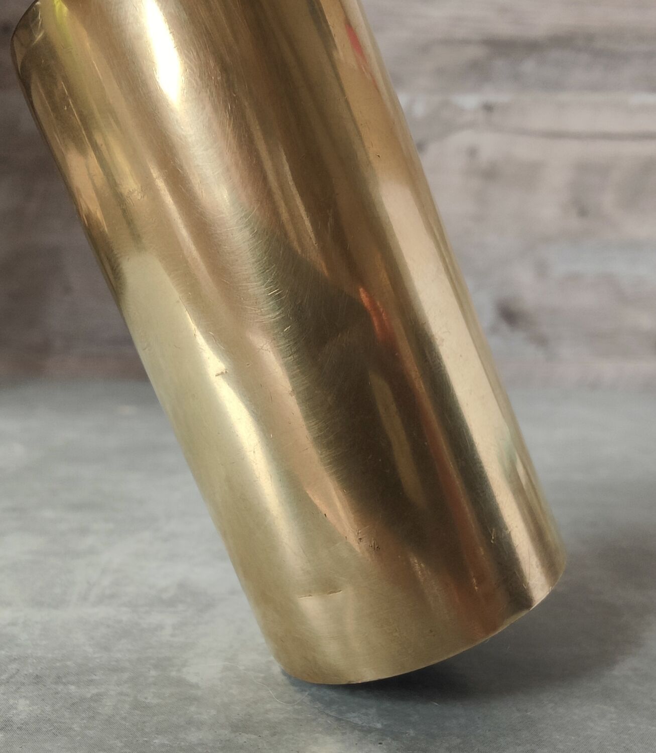 Brass candle holder