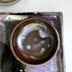 Ramekin / workshop pocket in glazed stoneware and signed