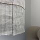 Old linen fabric lampshade suspension