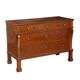 Commode de restauration ancienne en noyer 3 tiroirs '800