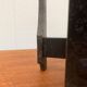 Mid-century brutalist wrought iron candlestick