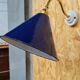 Vintage wall lamp in enamelled sheet metal