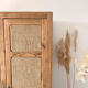 Wardrobe Parisian vintage raw wood bohemian