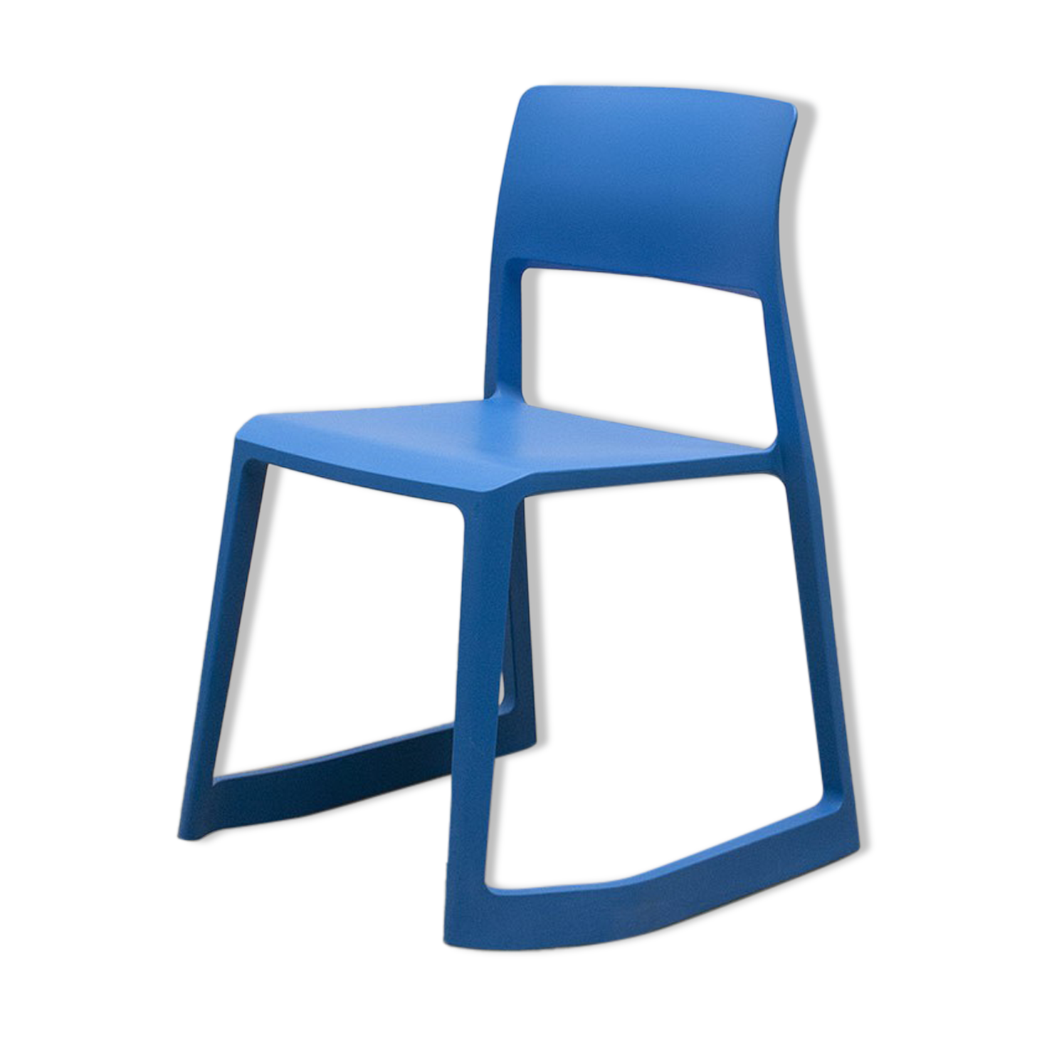 Chaise inclinable Vitra Tip Ton bleue