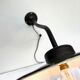 Wall lamp COL de Cygne in cast steel, fully restored 1920 1930