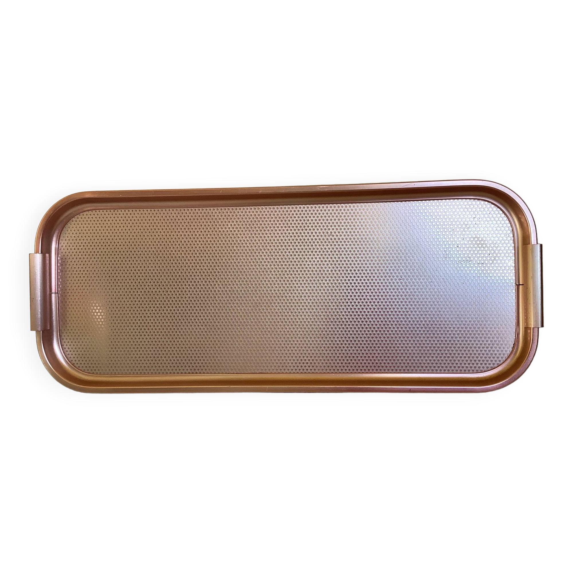 England pink metal tray