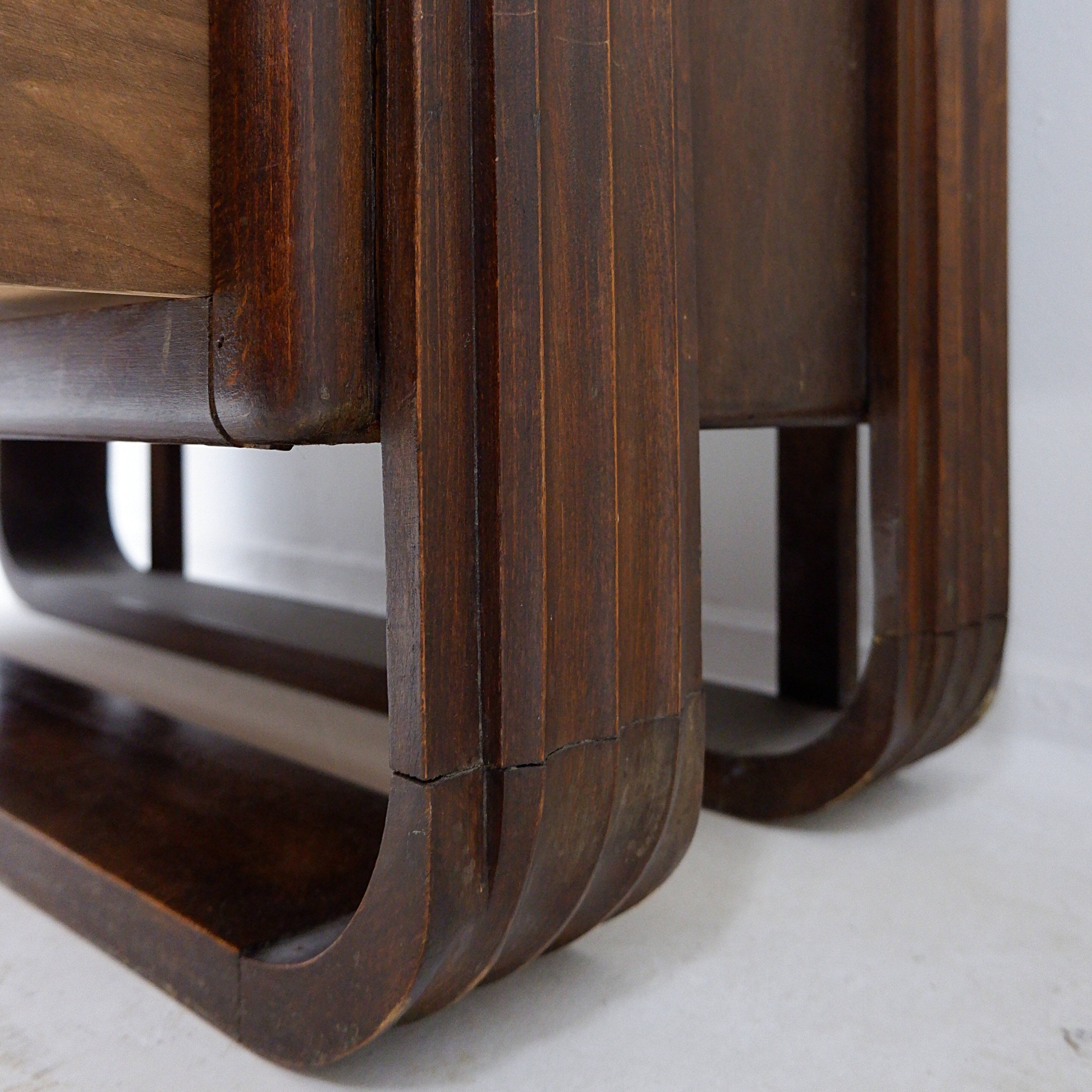 Art Deco oak sideboard from the 1930s